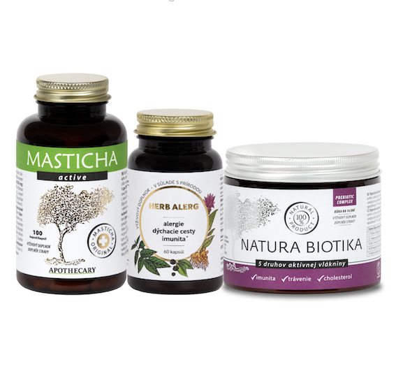 Apothecary, s.r.o, Masticha Active 200cps + Natura Biotika