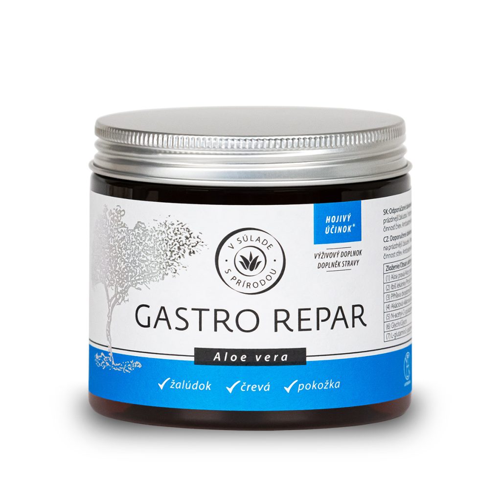 gastro repar - aloe vera: zdravý žalúdok a črevá
